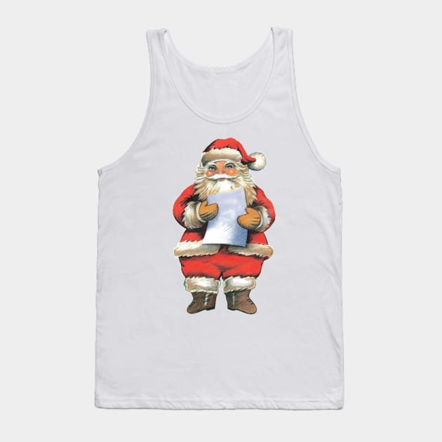 Santa Tank Top by designseventy